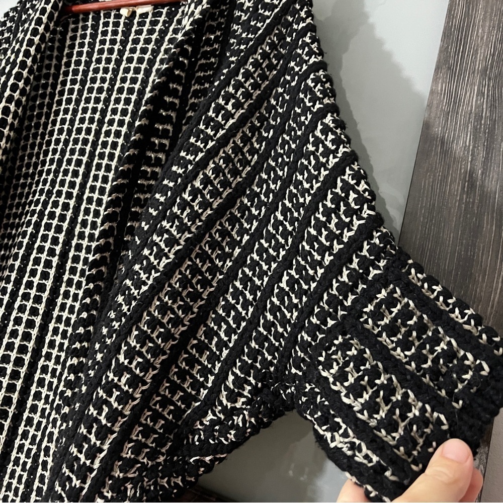 Anthropologie Moth Cocoon Cardigan S Boho Wool Blend Knit Whimsigoth Wednesday - Picture 4 of 10
